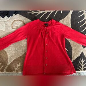 Red NY & Company cardigan, size: Large